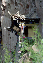 Mati sa Temple built in to the cliff face