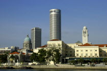 City skyline including Raffles Tower