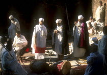 All night religious ceremony held on the night of a full moon.