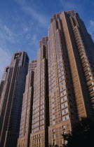 Angled view looking up at the Metropolitan Government Office