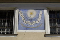 Old Town. Wall mounted Sundial dated 1826