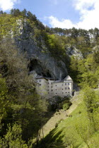 16th Century castle built half way up 123M high cliff