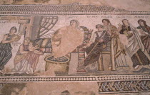 Villa of Theseus.  Detail of mosaic.
