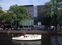 Anne Frank Museum seen over a canal
