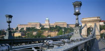 View across Chain Bridge to waterfront buildings