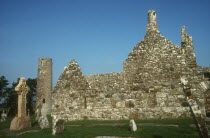 Ruins of 9th or 10th Century Monastery in the Shannon Valley