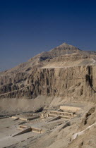 Thebes view of the Mortuary at the Temple of Hatshepsut