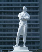 Statue of Sir Stamford Raffles.