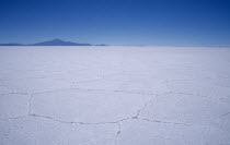 Salar de Uyuni.  Vast expanse of salt lake.