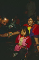 New Year. Shaman performing ceremony to cure villages afflictions