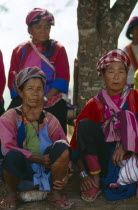 Lisu women watching the New Year festivities