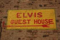 Sign for the Elvis Guest House