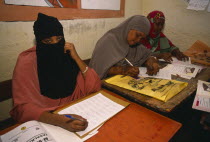 Women at teacher training class.