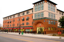 Many Rivers East on Franklin Avenue provides low income housing for the neighborhood sponsored by American Indian Housing and Community Development corporation.