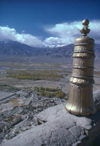 View across fertile valley from the Gompa roof