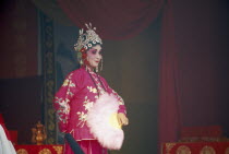 Performer on stage in Chinese Opera.