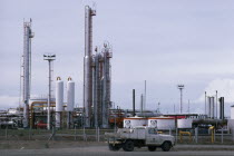 Oil refinery in the extreme south east of the country.
