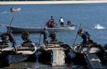 Passenger and motorbike ferries from Koh Lanta Noi at Sala Dan ferry terminal