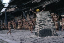 Nias Tribal Initiation Ceremony.