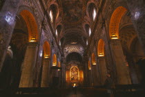 San Luigi dei Francesi  The French National Church built in the 16th century.  Interior view.