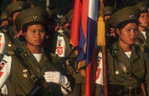 Women s army in the Fifth Anniversary Parade.
