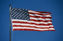 American Stars and Stripes flag.