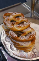 A stack of pretzels.
