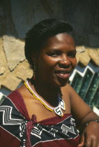 Grace  local lady PRO for Ngwenya Glass Factory.  Portrait.