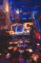 V&A Waterfront  interior of Planet Hollywood resturant and pub.