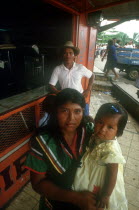 Guyani Indians at the Costa Rica frontier.