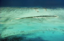 Aerial view over the reef