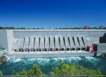 Hydro Electric Power station on U.S. side of the river HEP