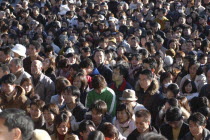 New Years Holiday worshippers crowd to enter Narita San TempleNarita