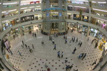 Interior of the Kuala Lumpur City Centre KLCC shopping arcade.Center