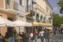 Street cafes in the Plaka.