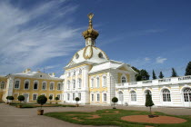 Peterhof Palace also known as Petrodvorets. Monplaisir palace