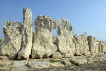 Ruins of the megalithic temple site dating from circa 3000BC