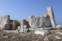 Ruins of the megalithic temple site dating from circa 3000BC