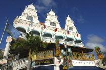 Oranjestad. Royal Plaza Mall in the downtown area