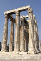 Temple of Olympian Zeus built between 6th century BC and 131 AD.