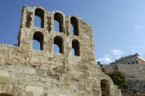 Acropolis. Ruined section of the Theatre of Herode Atticus