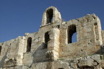 Acropolis. Ruined section of the Theatre of Herode Atticus