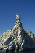 Cliff top folly built by German oil magnate in the 1900s.