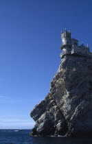 Cliff top folly built by German oil magnate in the 1900s.