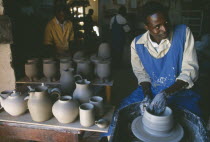 Pottery producing fair trade goods for export.