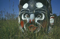 Kwakiutl tribe totem pole.