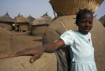Young girl in village near Garango.