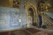 Darb Al Ahmar.  Blue Mosque Interior