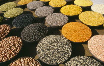Display of Nuts and Pulses in dishes