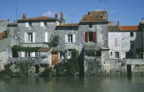 Old merchants houses on the River Charente.